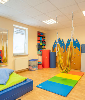 Raum Sensomotorik Ergotherapie Gerdes-Röben in Rastede